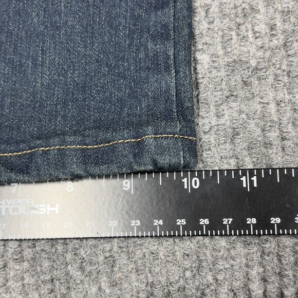 Dickies Jeans Mens 42x32 Dark Blue Wash Denim Pants Straight Leg Mexico - Picture 14 of 15